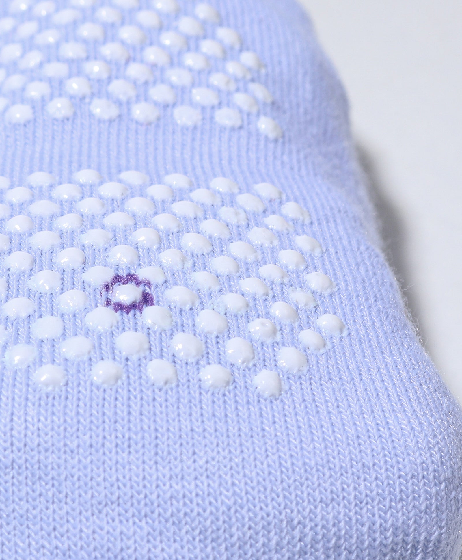 Pack of 2 Bear & Pebbles Print Anti Skid Loafer Socks - Blue & White