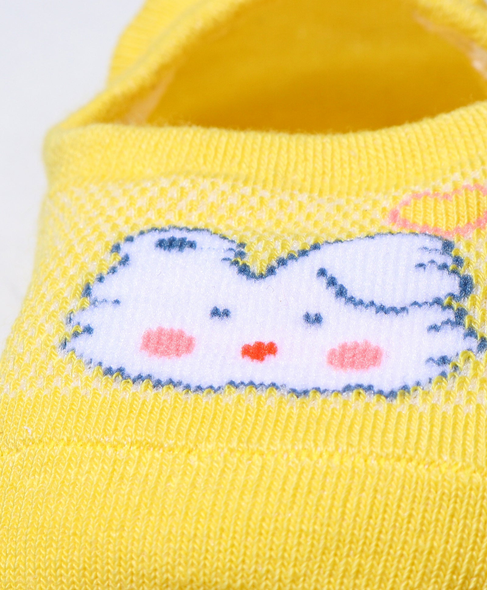 Pack of 2 Better & Sheep Print Anti Skid Loafer Socks - Sea Green & Yellow