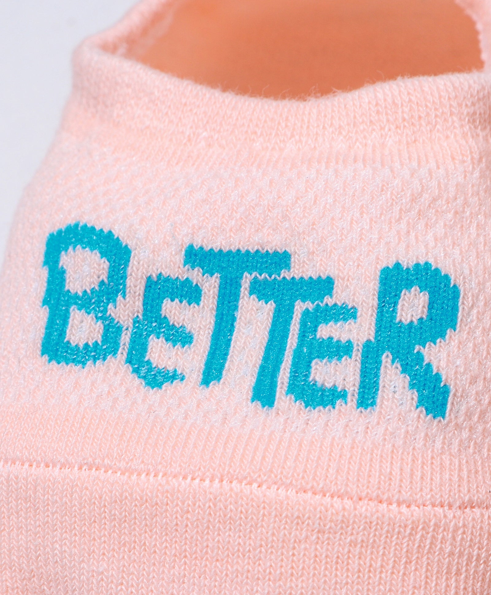 Pack of 2 Better & Bear Print Anti Skid Loafer Socks - Blue & Peach