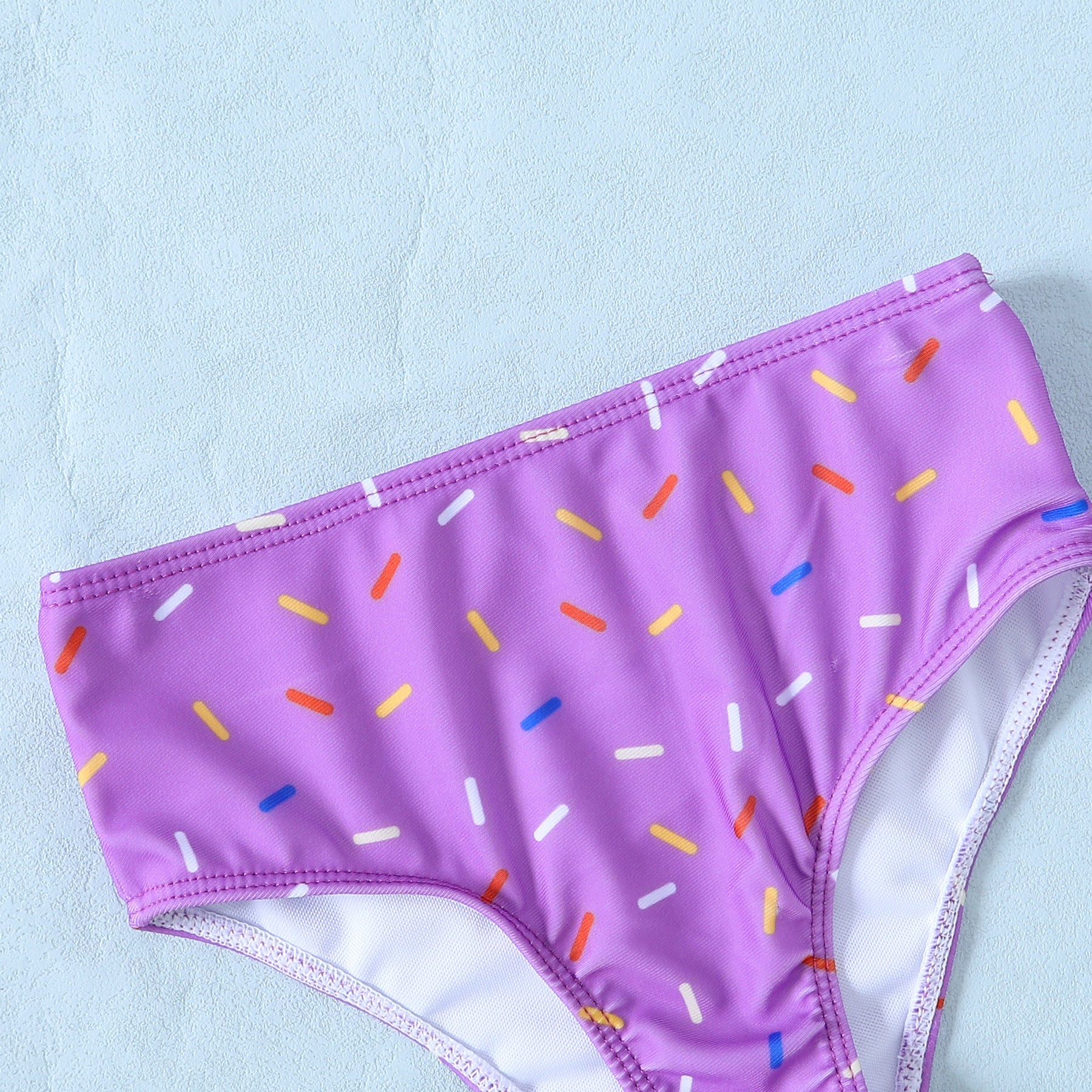 DONUT KNOT SWIMSUIT 2PC - PURPLE