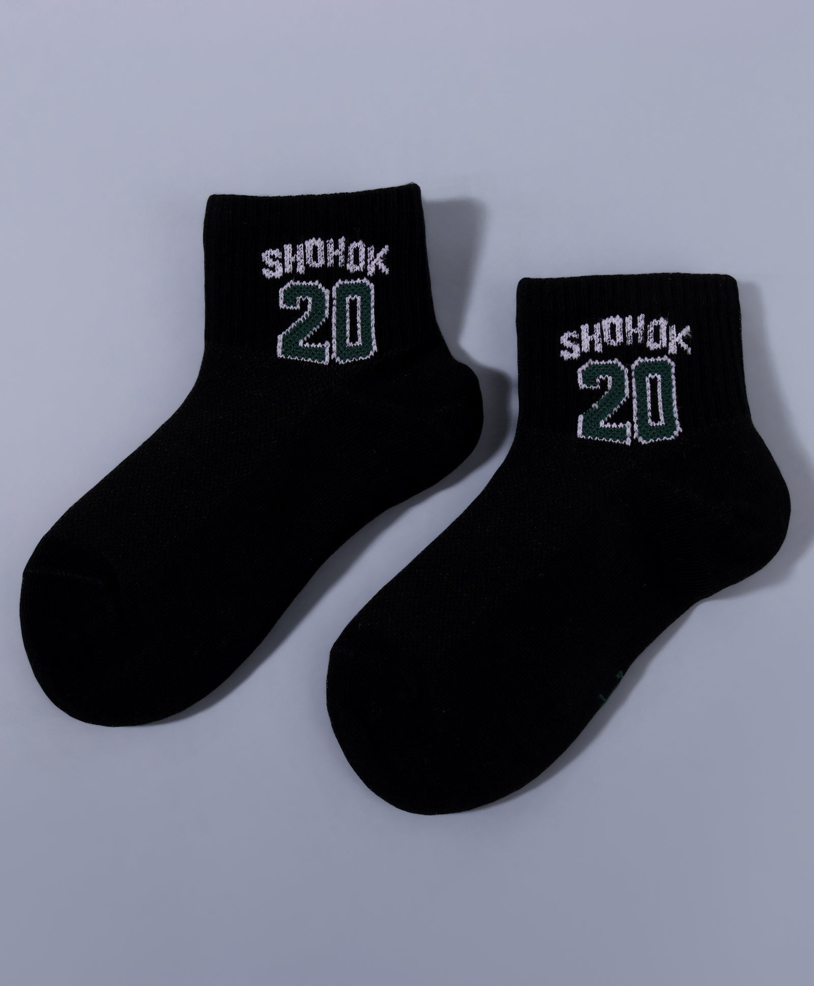 Pack of 3 Stripes & Text Print Ankle Length Anti Bacterial Socks - Multicolour