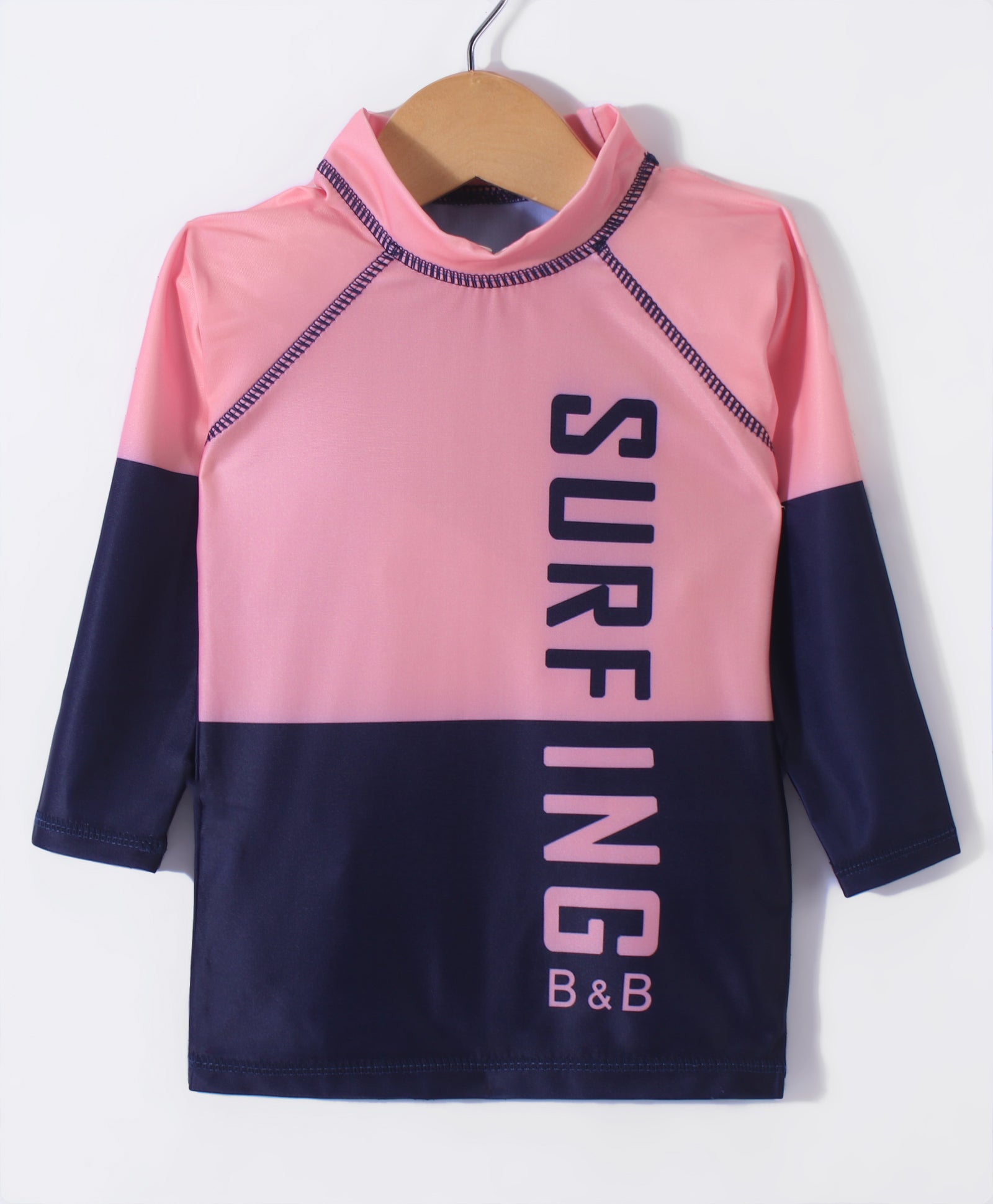 SURFING PRINT 2PC SWIM SUIT - PINK