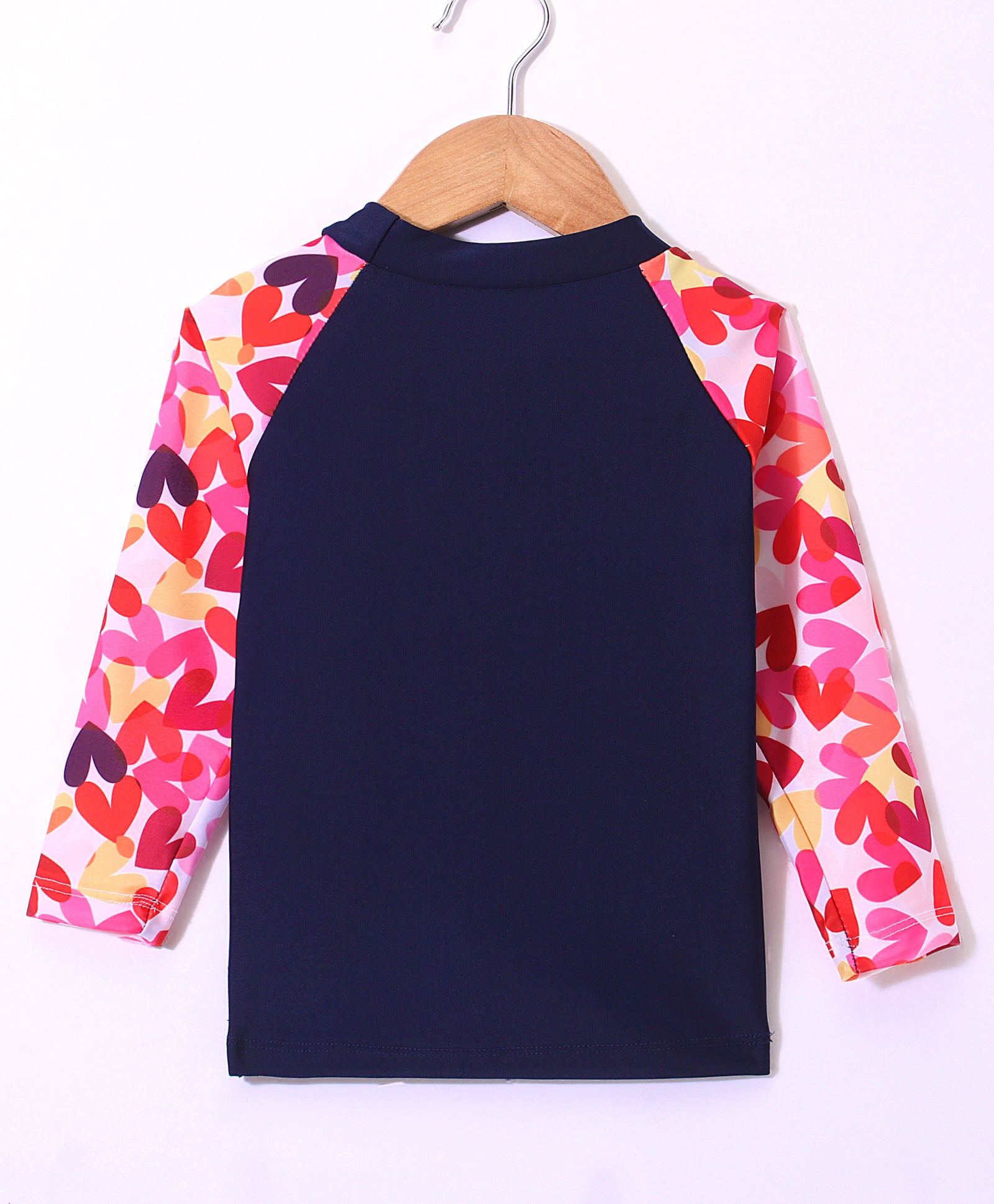 HEARTY 2PC SWIM SUIT - NAVY & PINK