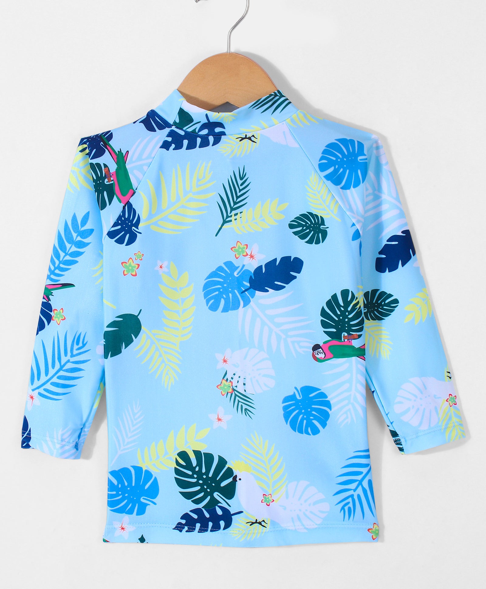 BRINK FLORAL 2PC SWIM SUIT - BLUE
