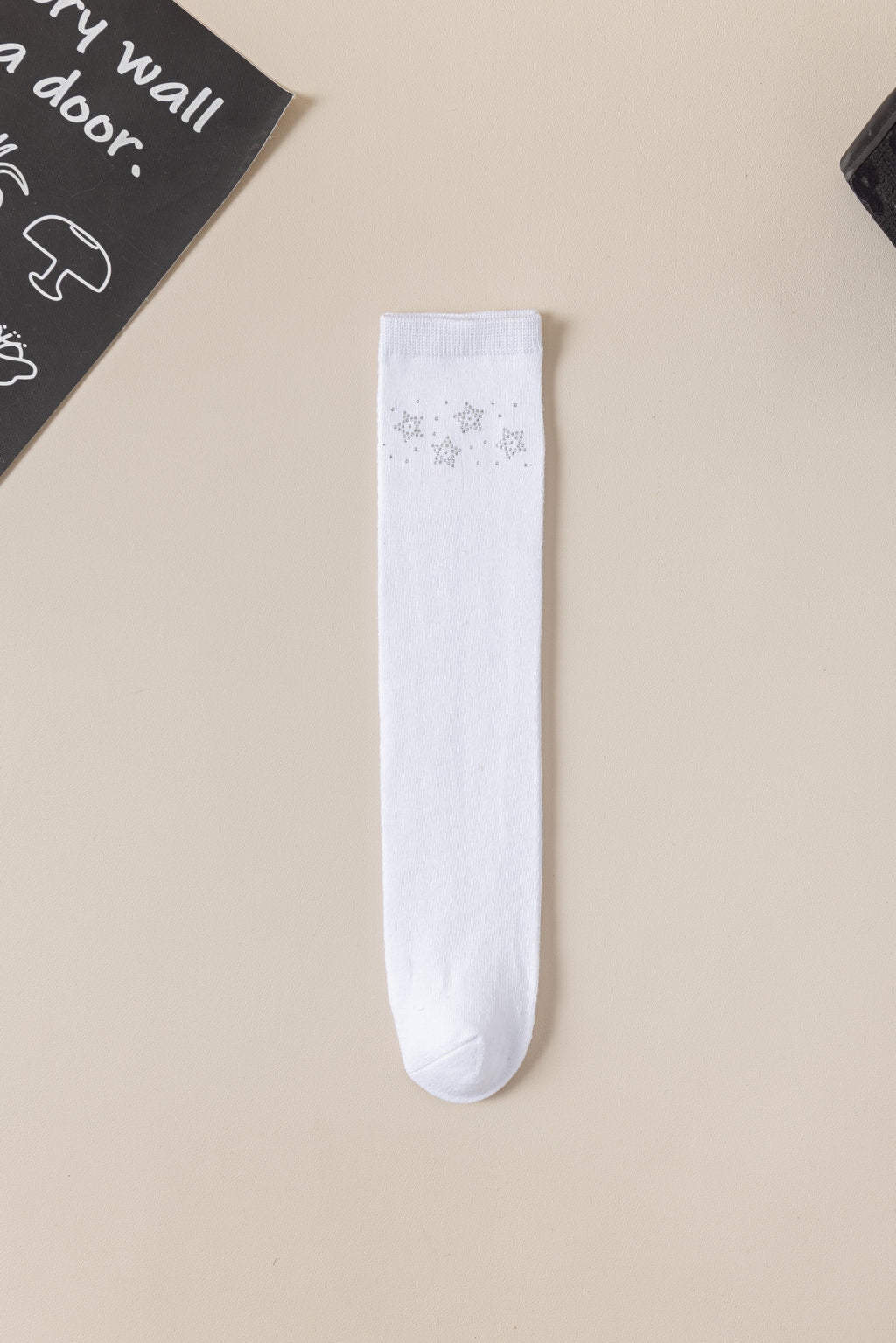 BEADED STAR DESIGN KNEE LENGTH SOCKS