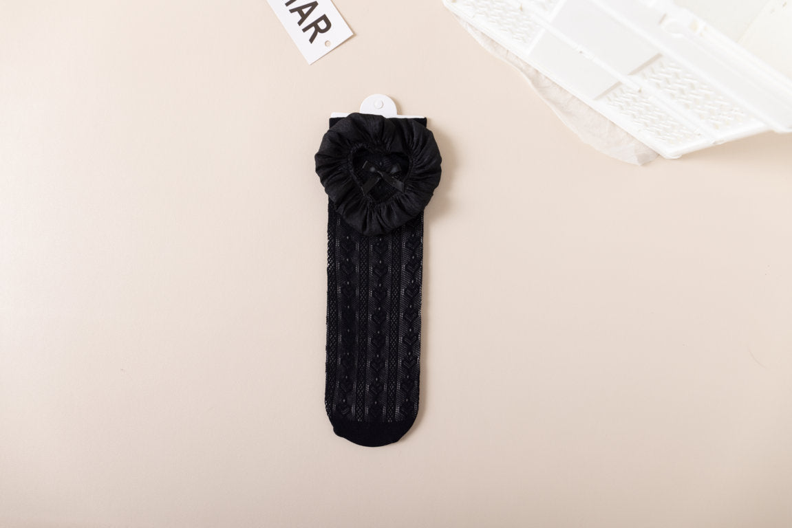 HEART DESIGN KNEE LENGTH SOCKS