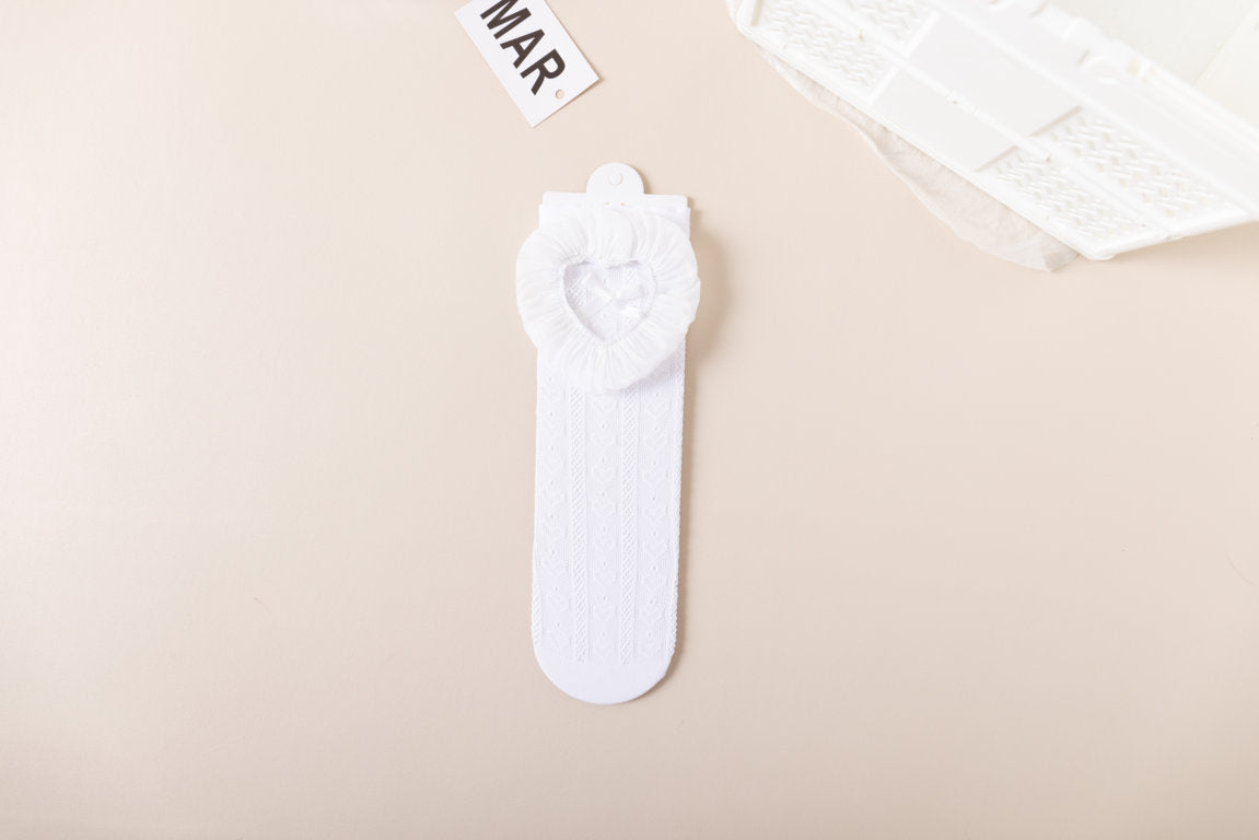 HEART DESIGN KNEE LENGTH SOCKS