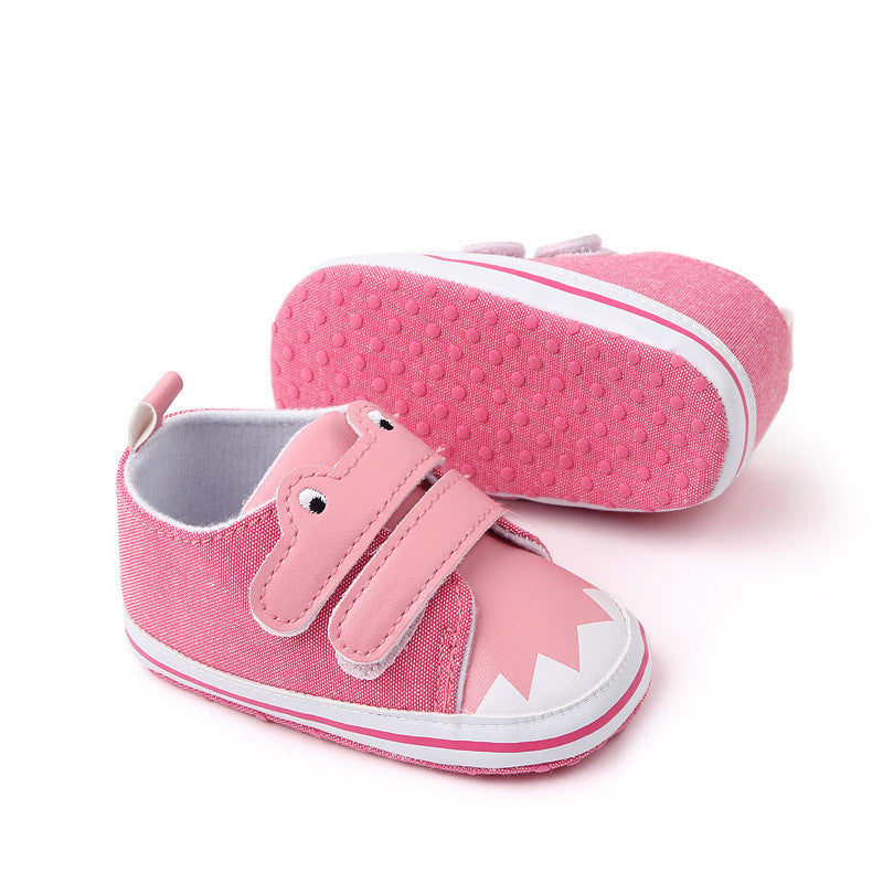 PACMAN DOUBLE VELCRO CLOSURE BOOTIES - PINK