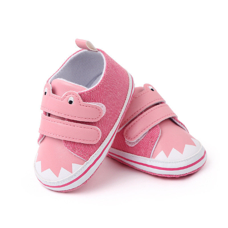 PACMAN DOUBLE VELCRO CLOSURE BOOTIES - PINK