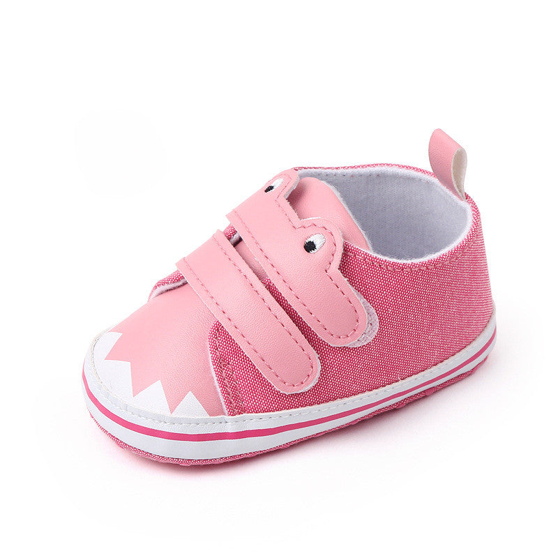 PACMAN DOUBLE VELCRO CLOSURE BOOTIES - PINK