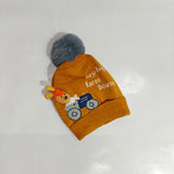 BEAR IN CAR WINTER CAP