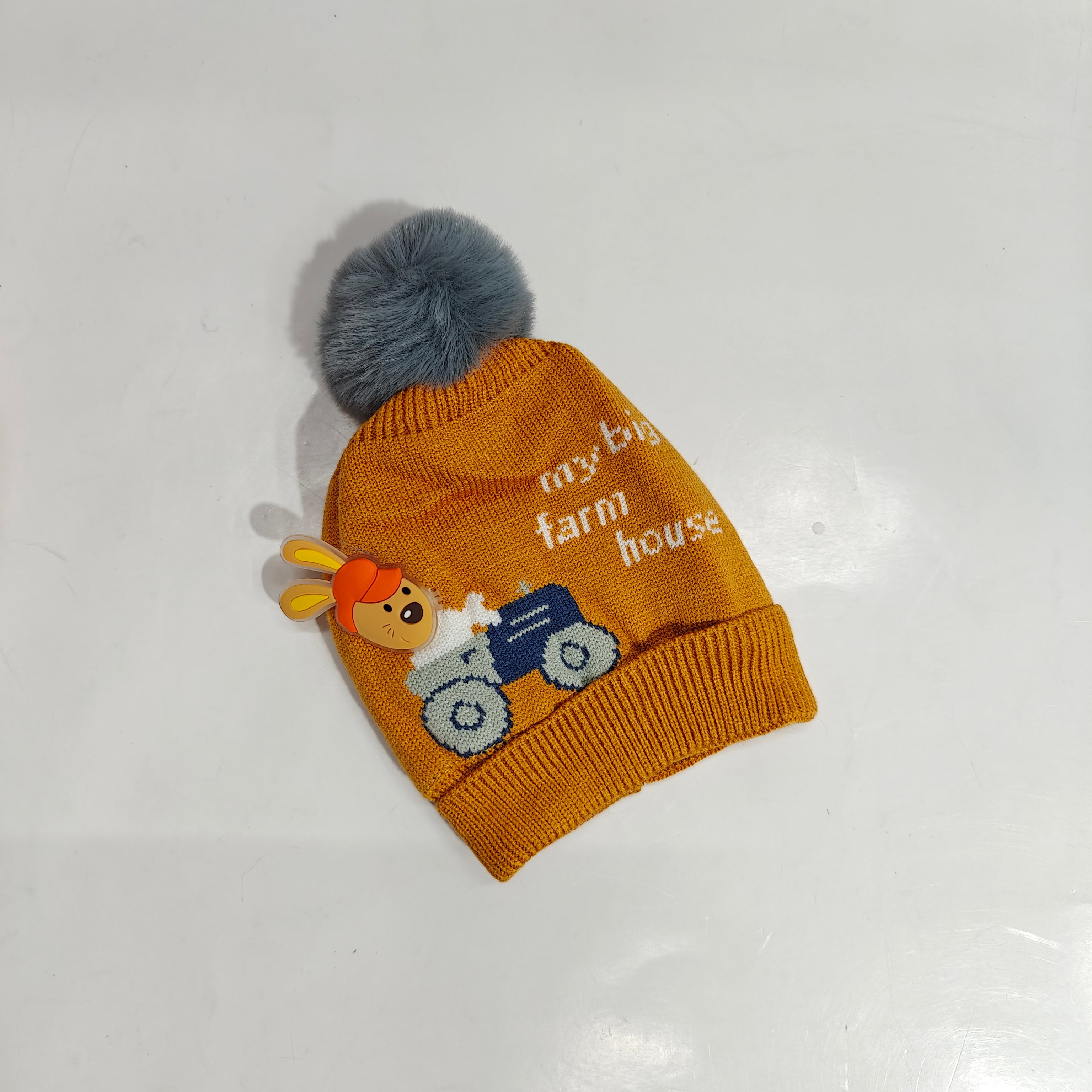 BEAR IN CAR WINTER CAP