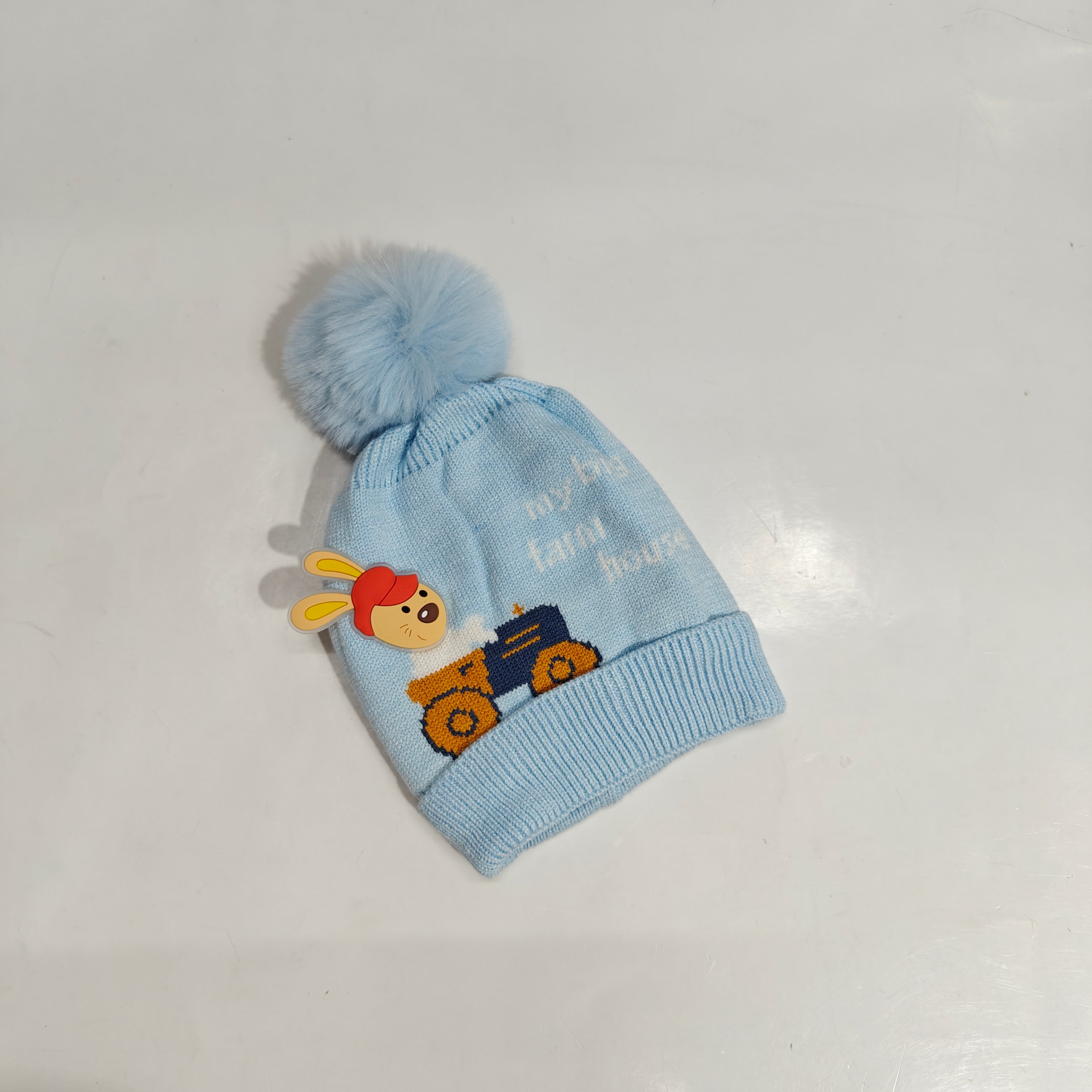 BEAR IN CAR WINTER CAP