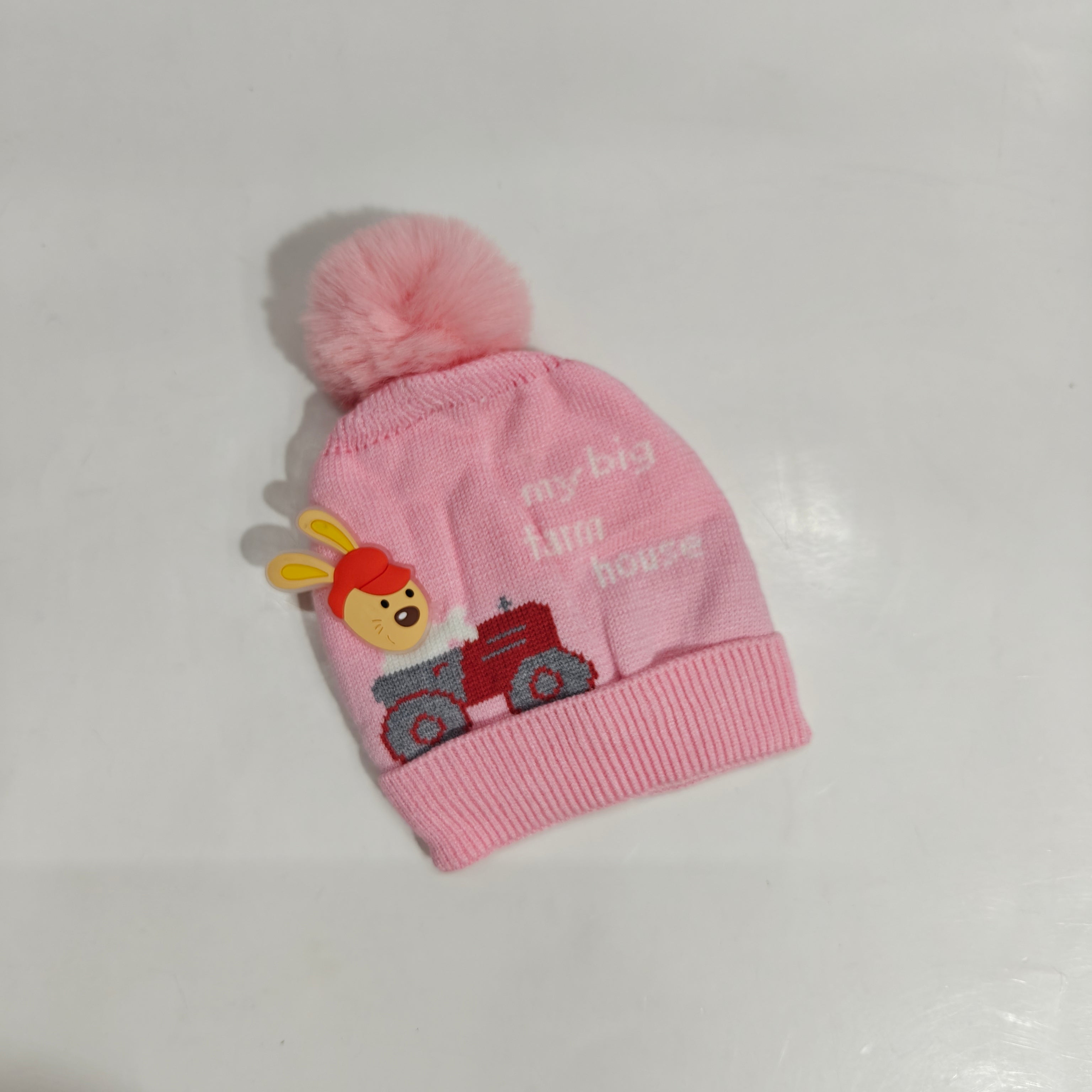 BEAR IN CAR WINTER CAP