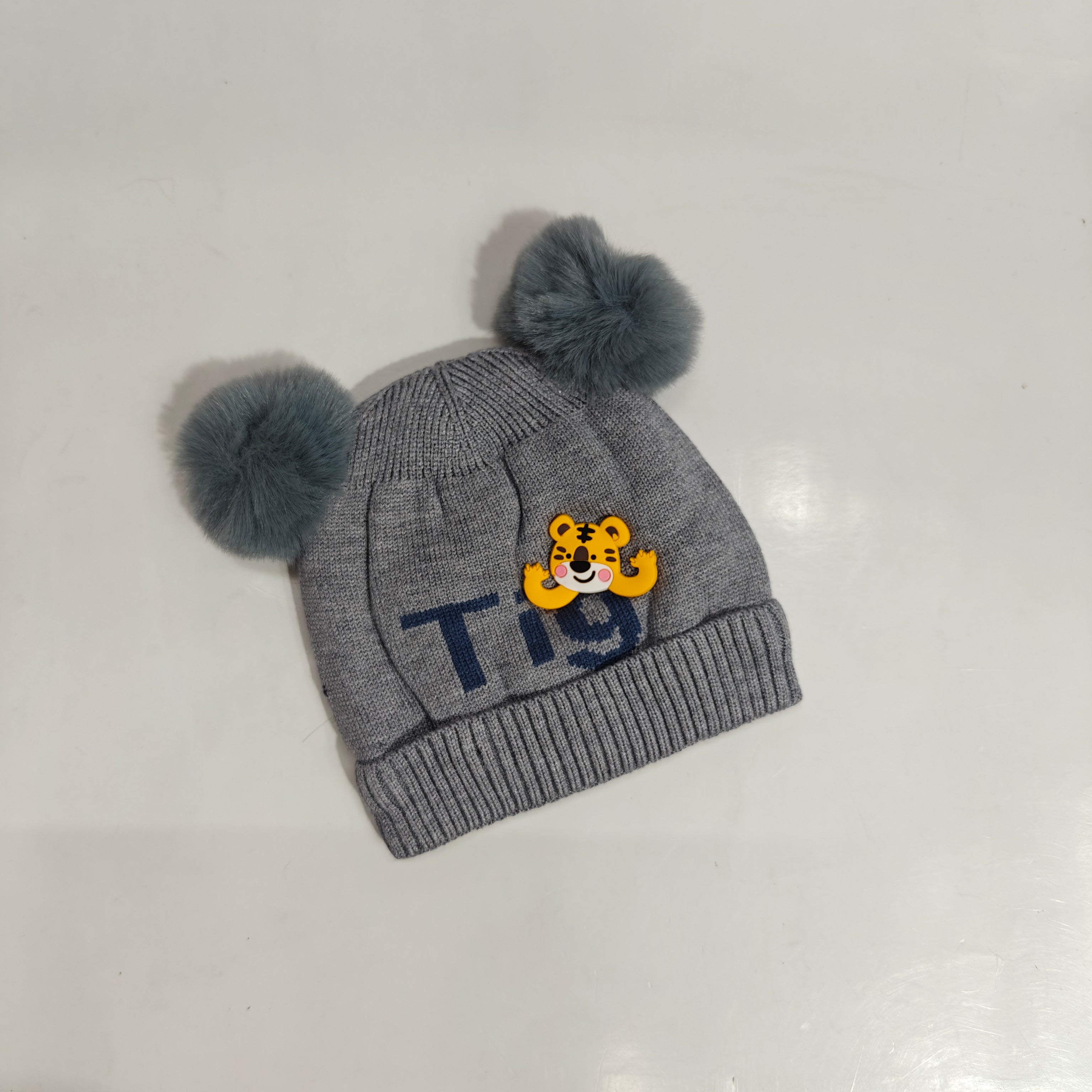 TIGER POM POM WINTER CAP