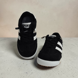 MESH DETAILED LACE DESIGN SNEAKER - BLACK