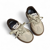 H PATCH DETAILED SNEAKERS - BROWN