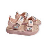 BALLOON PATCH SANDALS - LIGHT PINK