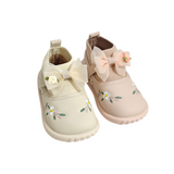 FLORAL ELEGANCE SHOES - BEIGE