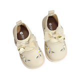 FLORAL ELEGANCE SHOES - BEIGE