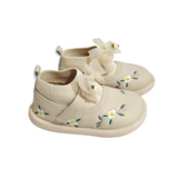 FLORAL ELEGANCE SHOES - BEIGE