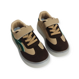 DUAL COLOR LED SHOES - BROWN
