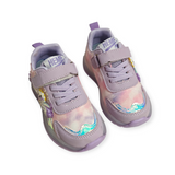 UNICORN PATCH LED SHOES - PURPLE