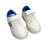 SIDE PATCH DETAILED LED SHOES - BLUE