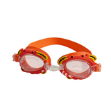 CRAB DESIGN SWIMMING GOGGLES - ORANGE