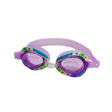 RAINBOW PRINT SWIMMING GOGGLES - PURPLE