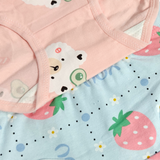 ASSORTED PACK OF 2 BEAR & STRAWBERRY PRINTED PANTIES - MULTICOLOR