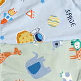 ASSORTED PACK OF 2 SPACE & DINO PRINTED BOXERS - MULTICOLOR