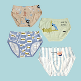 ASSORTED PACK OF 2 VEHICLES & ANIMALS PRINTED UNDERWEAR - MULTICOLOR