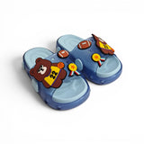 BEAR APPLIQUE SLIDER - BLUE
