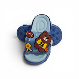 BEAR APPLIQUE SLIDER - BLUE