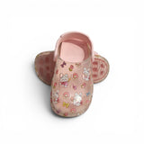 BUNNY PRINTED CLOGS - LIGHT PINK