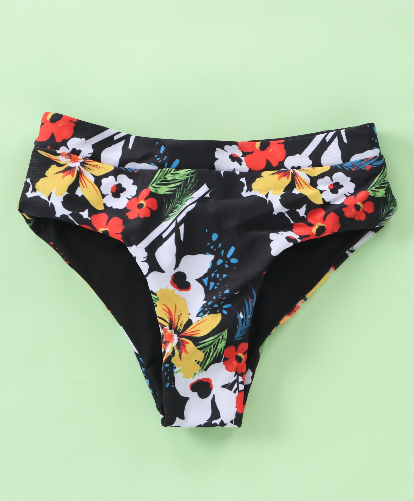 ITS ALL ABOUT FLOWERS 2PC SWIM SUIT - BLACK