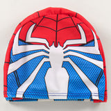 SPIDER WEB 2 PIECE SWIMSUIT - BLUE & RED