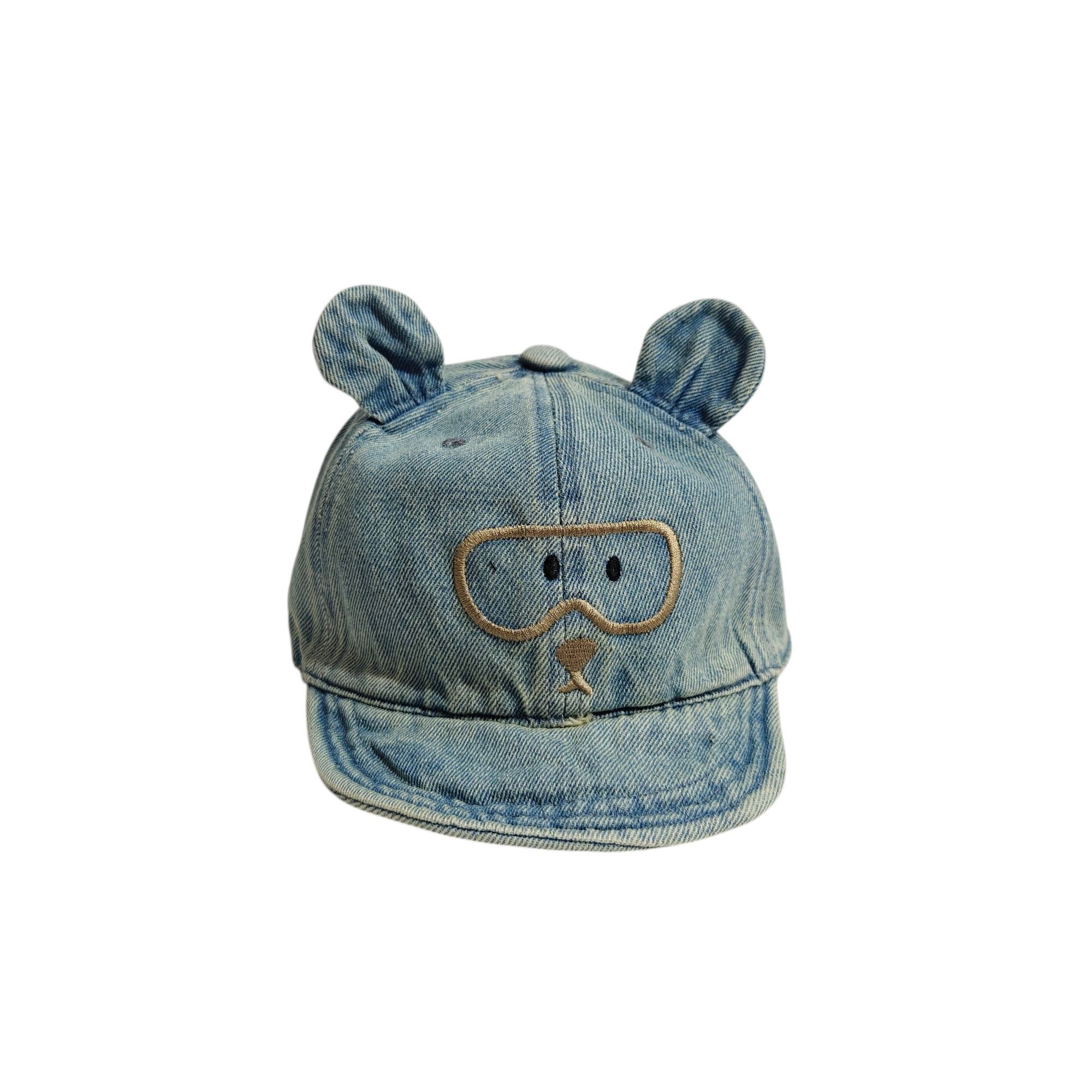BEAR FACE DENIM CAP