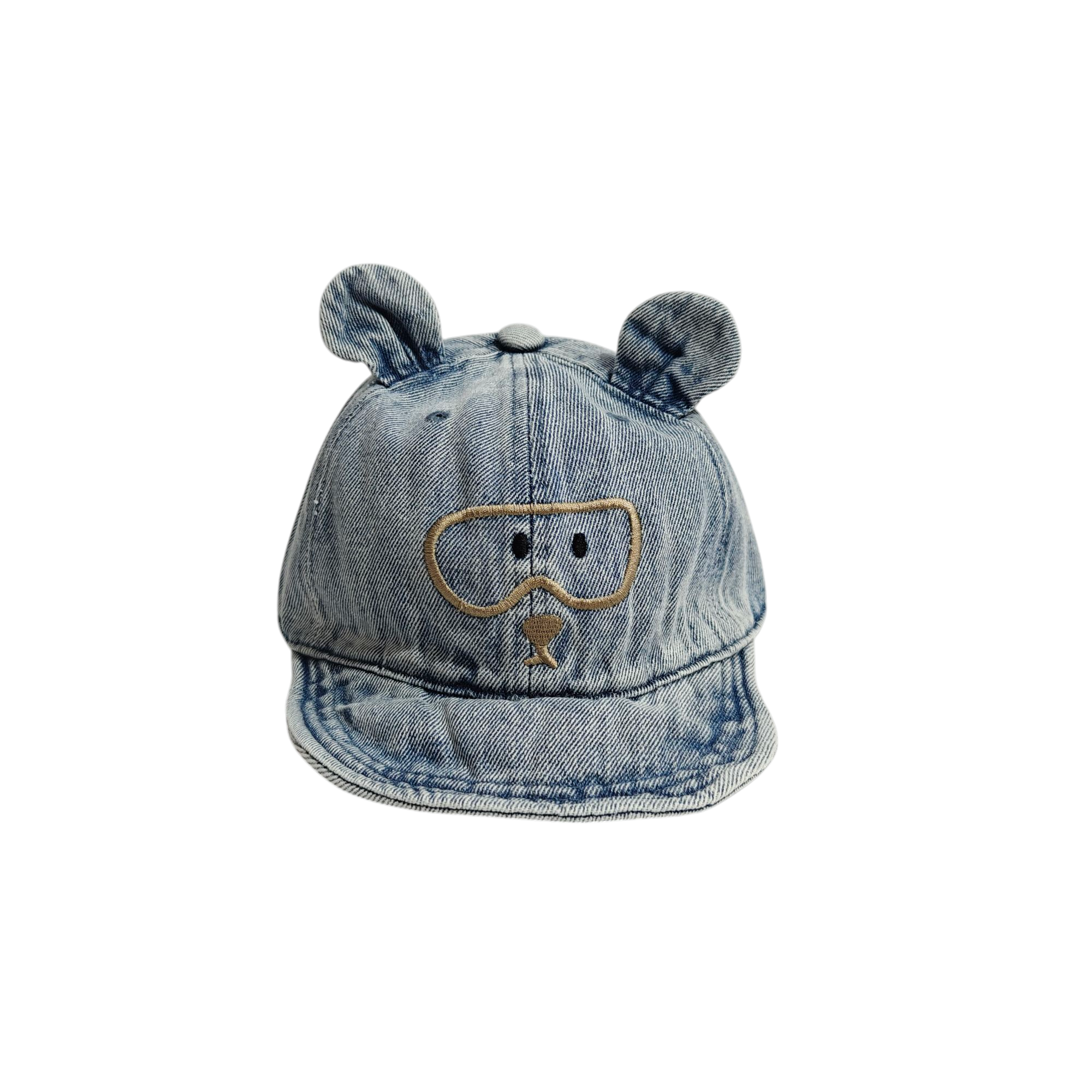 BEAR FACE DENIM CAP