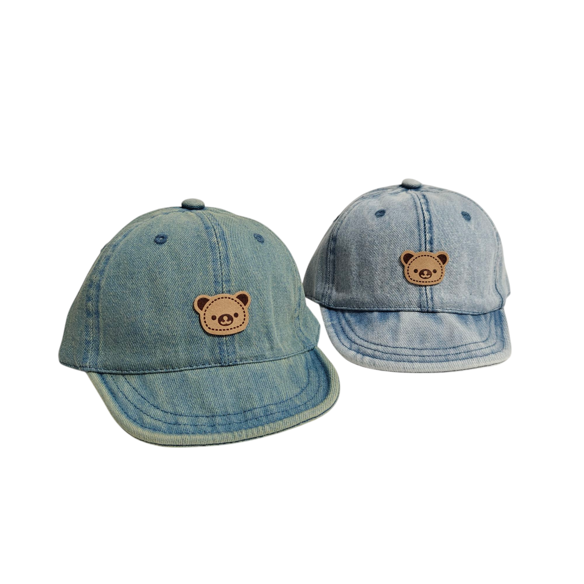 BEAR PATCH DENIM CAP