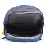 Dino Print Backpack - Navy & Yellow