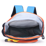 Crocodile Design Front Pocket Backpack - Navy