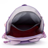 Teddy Design Front Pocket Backpack - Purple