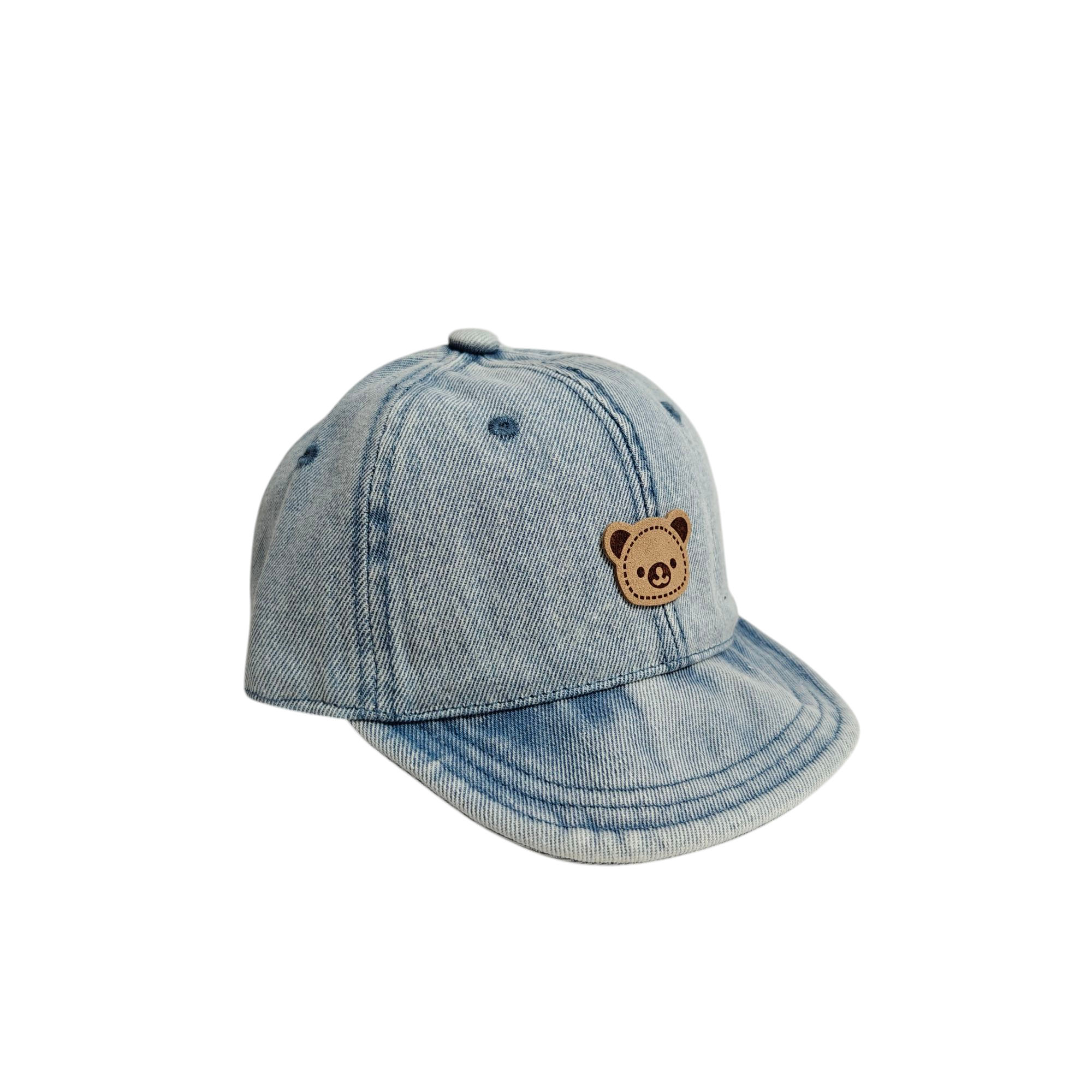 BEAR PATCH DENIM CAP