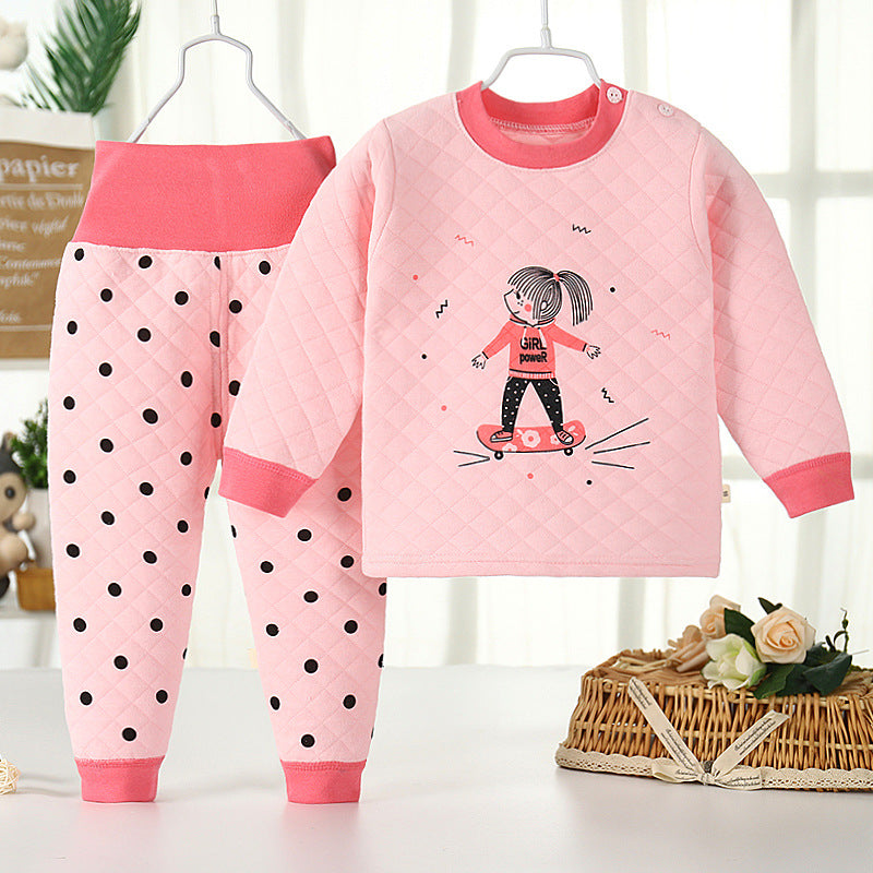 SKATING GRIL PRINT CO-ORD SET - PINK