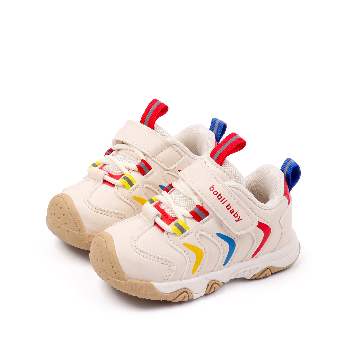 ZIG-ZAG DESIGN PREWALKER SHOES - WHITE