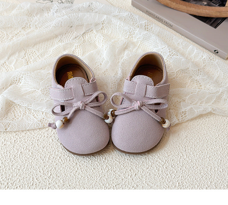 KNOT APPLIQUE MARY JANE - PURPLE