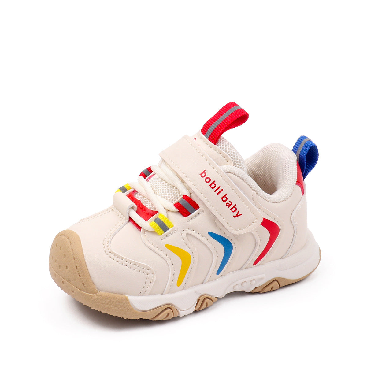 ZIG-ZAG DESIGN PREWALKER SHOES - WHITE