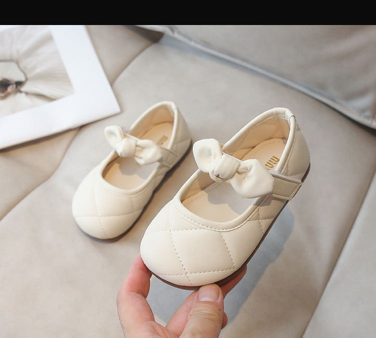 CHECKERED BALLERINAS - BEIGE